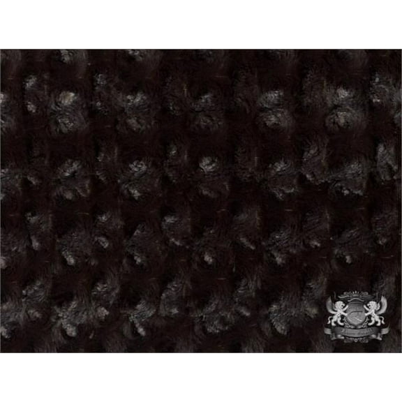 Minky Rosebud Brown Fabric By the Yard