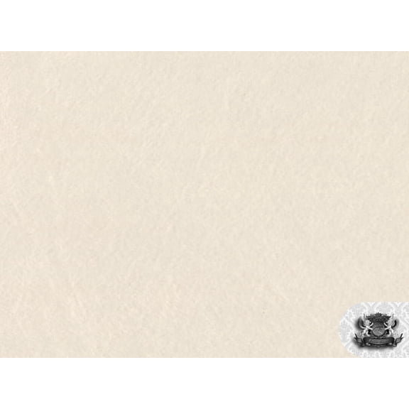 Minky Solid IVORY Fabric By the Yard