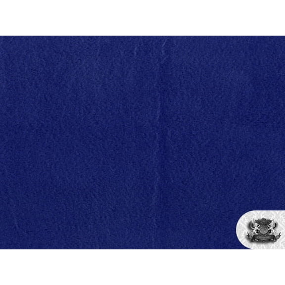 Minky Solid ROYAL BLUE Fabric By the Yard