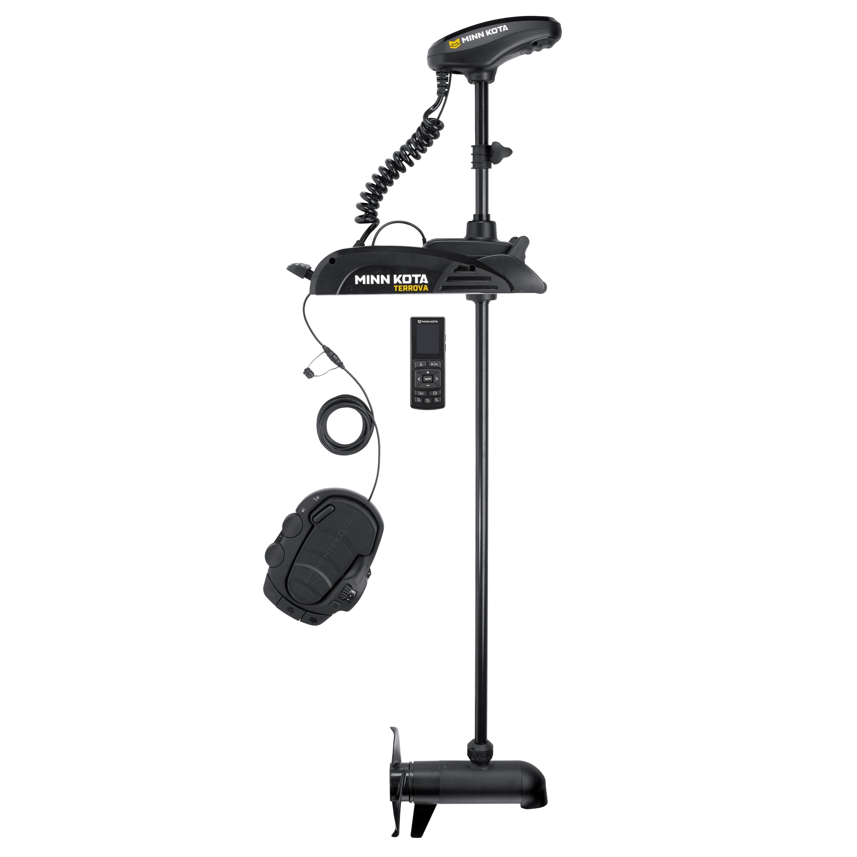 "Minn Kota Terrova 80 lb. Thrust 45"" Shaft Electric Trolling Motor with Dual Spectrum CHIRP Sonar & Wireless Remote"