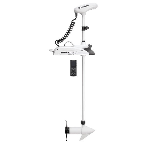 Minn Kota Riptide Terrova Saltwater 55 lb Bow Mount Trolling Motors 1363770. Thrust, 54" Shaft, Wireless Remote