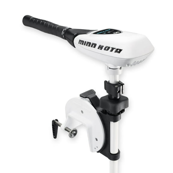 Minn Kota 1363856 RT55/V/T-42" Riptide Saltwater Transom Mount Trolling Motor, 55lbs Thrust, 42" Shaft
