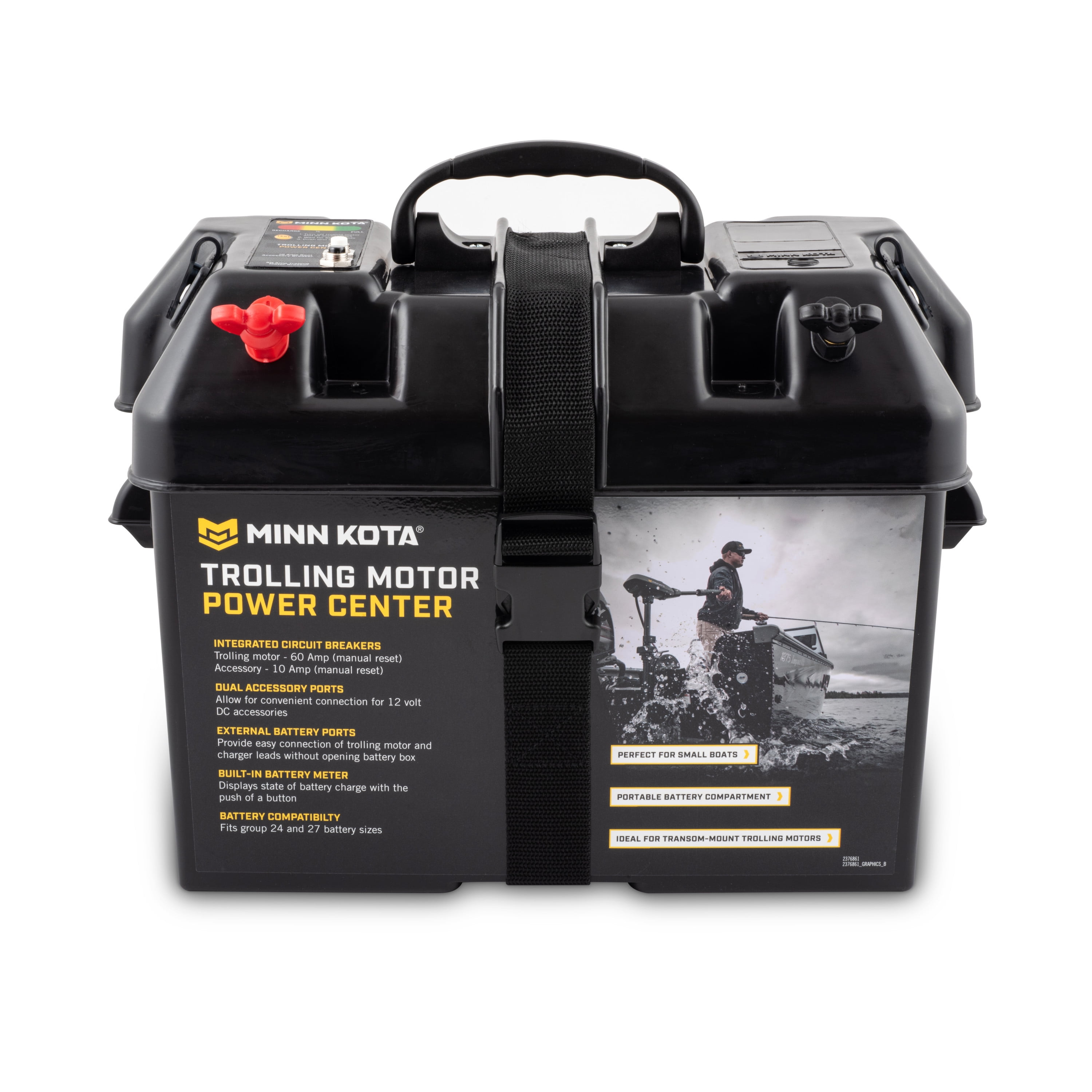 Minn Kota 1820175 Marine Battery Power Center with Box and