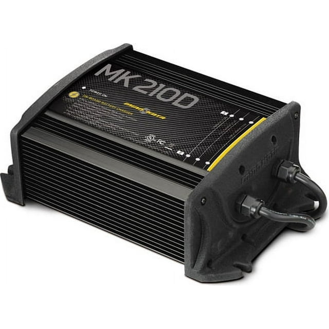 Minn Kota 210D 2-Bank On-board Battery Charger with Automatic Temperature Compensation 1822105