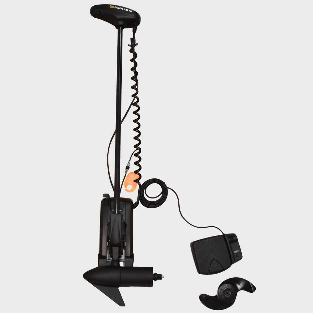 Minn Kota Black Freshwater Foot Steer 54" Shaft 55 lb Thrust Electric Bow Mount Trolling Motors