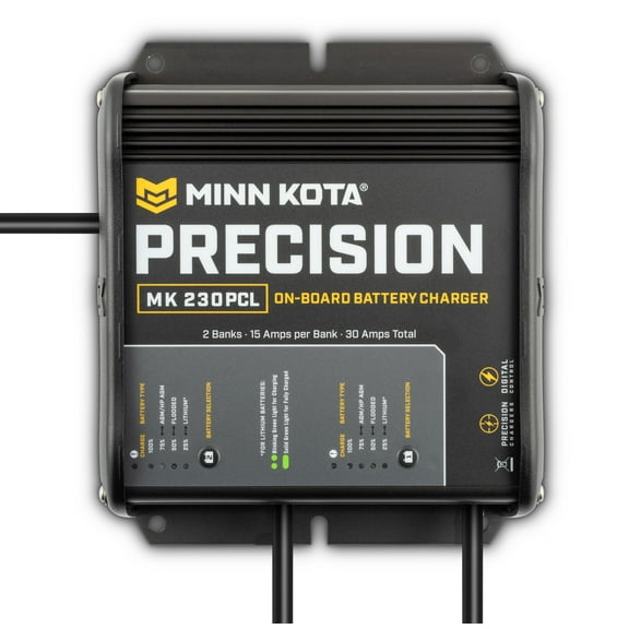 Minn Kota Precision Charger MK 230 PCL - 2 Bank x 15 Amp