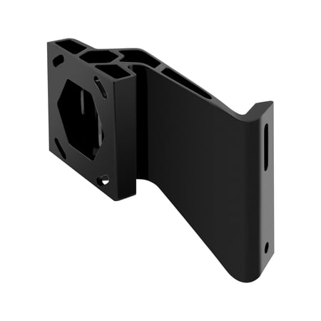 Minn Kota 1810361 Raptor Port Jack Plate Adapter Bracket - 4", Black