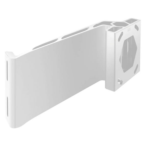 Minn Kota S86 White Jack Plate Adapter for Raptor Starboard 8" Setback 6" Rise