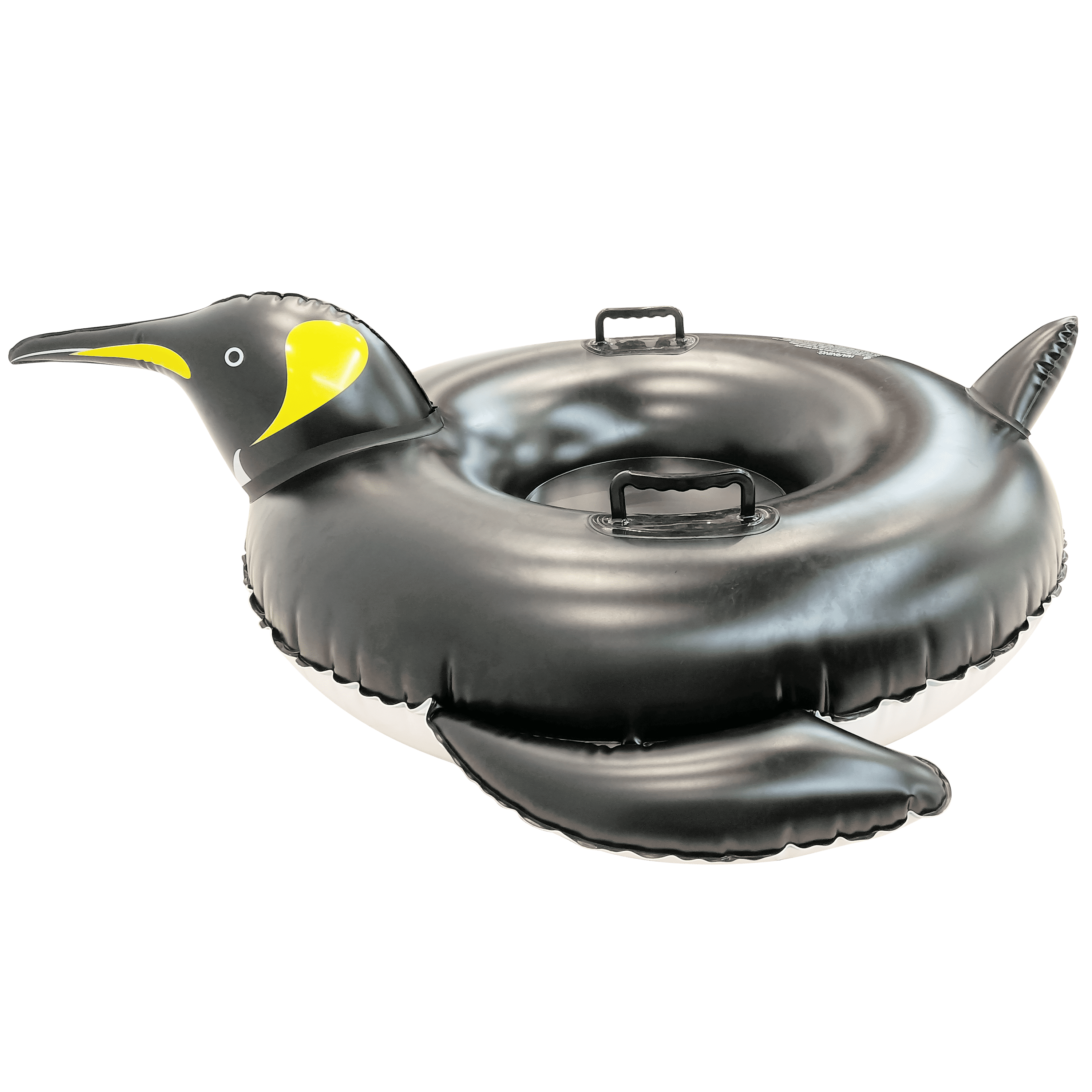 MinnARK Penguin Snow Tube Inflatable Vinyl Snow Tube for Sledding