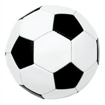 MinnARK Weatherproof Mini Soccer Ball, Black/White