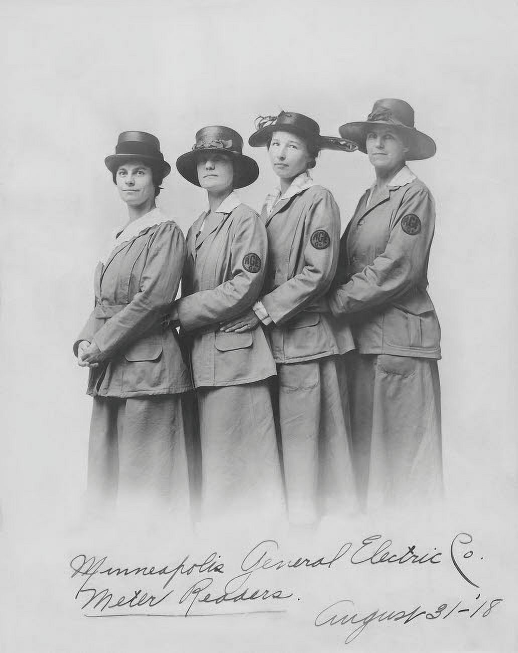 Minneapolis General Electric Company Meter Readers, 1918 Poster Print by Stocktrek Images (11 x 17) - image 1 of 1