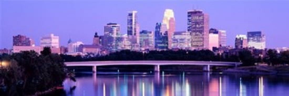 Minneapolis MN Canvas Art - Panoramic Images (18 x 6)