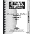 thumbnail image 1 of Minneapolis Moline D Universal Tractor Service Manual, 1 of 1