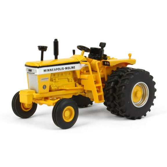 Minneapolis Moline G1000 Vista Tractor with Dual Wheels Yellow 1/64 Diecast Model by SpecCast
