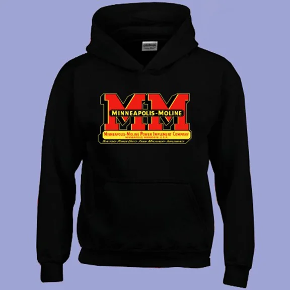 Minneapolis Moline Machinery Men's Black Hoodie