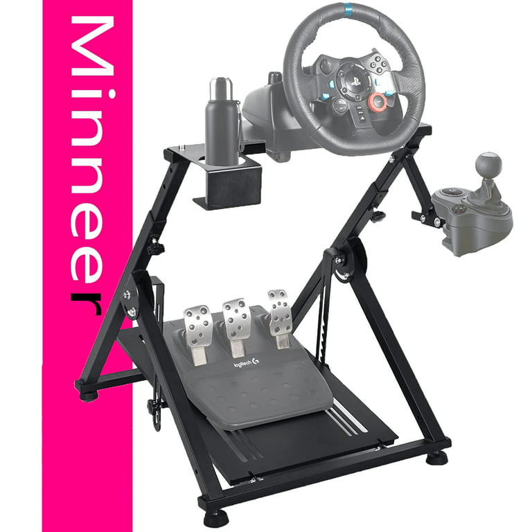 Minneer Special Racing Simulator Steering Wheel Stand Logitech for