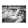 thumbnail image 1 of Minnehaha Falls in December - Minneapolis Minnesota Photography Winter Waterfall Black and White Snow Nature Landscape Scenic Unframed Wall Art Print 36 x 48 inches, 1 of 7