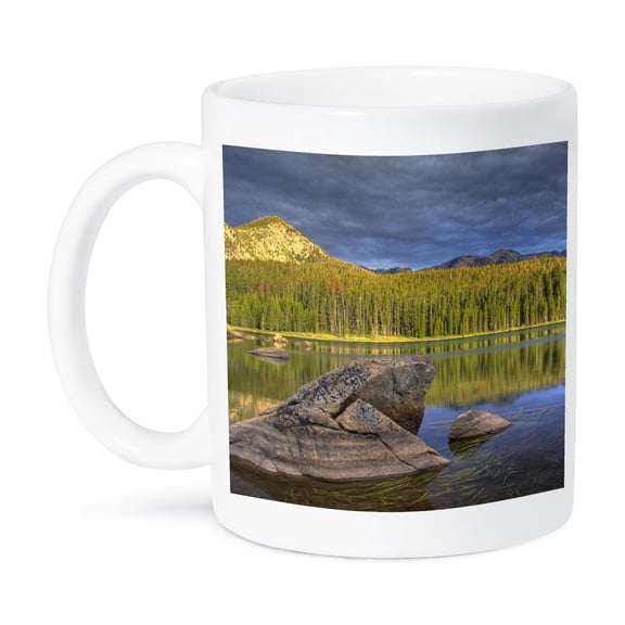 Minneopa Lake, Pioneer Mountains, Dillon Montana - Us27 Cha1465 - Chuck Haney, 15oz Mug