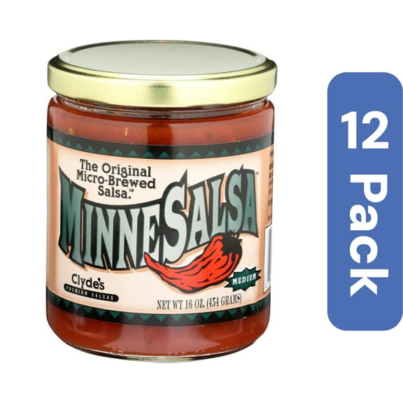 Minnesalsa Medium Chunky Salsa 16 oz (Pack of 12)