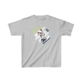 thumbnail image 1 of Minnesota Anthony Edwards 5 Cartoon basketball fan gift Kids Cotton Tee, 1 of 2