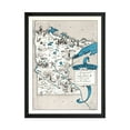 thumbnail image 1 of Minnesota Art, 1931 Vintage Map of Minnesota History Wall Decor Gift, Old Minnesota Map - 18" x 24" Black Framed Print, 1 of 4