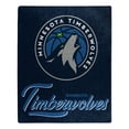 thumbnail image 1 of The Northwest Group  Minnesota Timberwolves 50" x 60" Signature Raschel Plush Throw Blanket, 1 of 2
