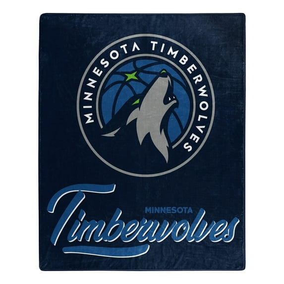 The Northwest Group Minnesota Timberwolves 50" x 60" Signature Raschel Plush Throw Blanket