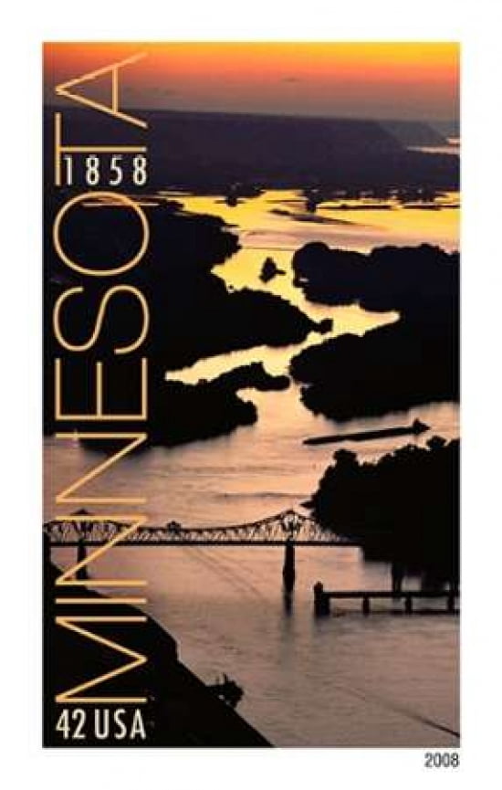 Minnesota Canvas Art - US POSTAL SERVICE (24 x 36)