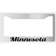 thumbnail image 1 of Minnesota Chrome Plastic License Plate Frame, 1 of 1