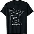 thumbnail image 1 of Minnesota Common Phrase Funny Midwestern Design T-Shirt, 1 of 3