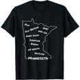thumbnail image 1 of Minnesota Common Phrase Funny Midwestern Design T-Shirt, 1 of 3