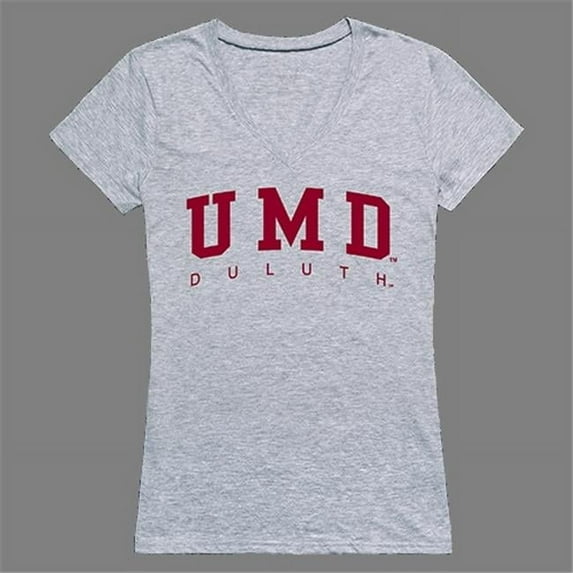 Minnesota Duluth Bulldogs Game Day Womens T-Shirt - Heather Grey, Medium
