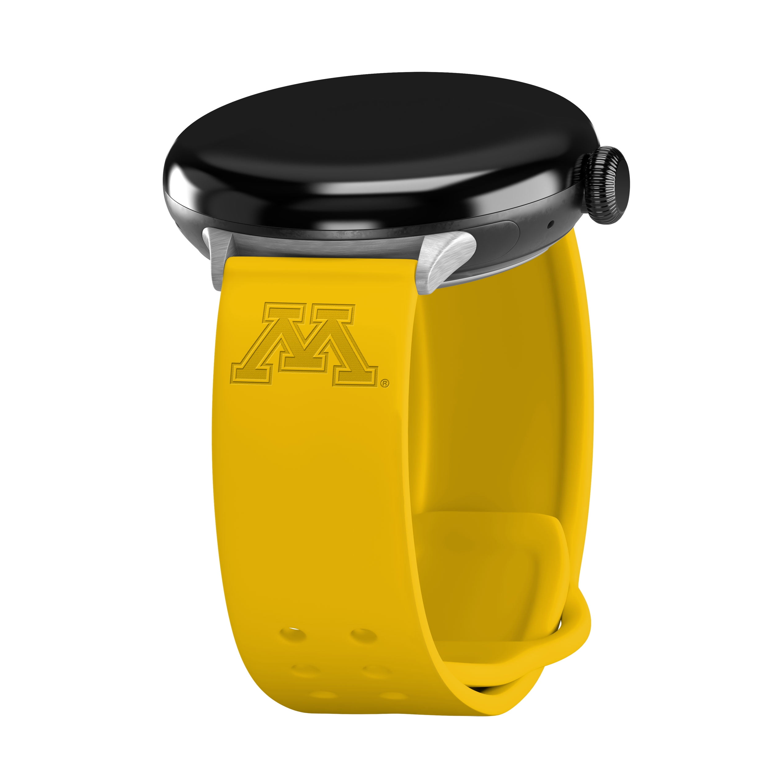 Minnesota Engraved Silicone Unisex Watch Band for Fitbit & More (Yellow) by Affinity Bands