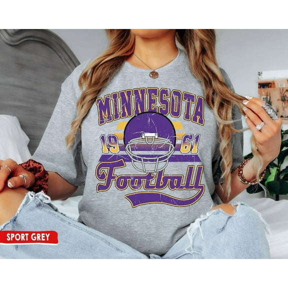 Minnesota Football T-Shirt, Vintage Viking shirt, Minnesota Sunday Football