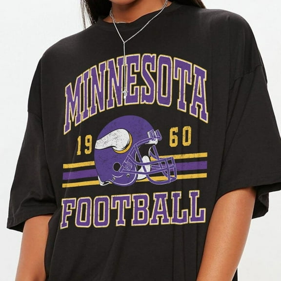 Minnesota Football Vintage Shirt, Football Game Day Gift For Fan,Black Color,Size 3XL