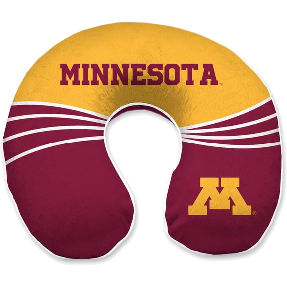 Minnesota Golden Gophers 12'' x 13'' Wave Memory Foam Travel Pillow