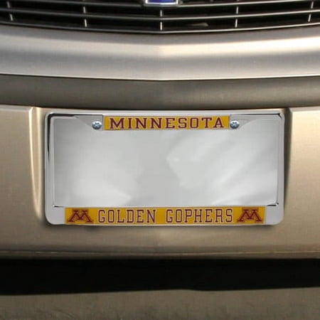 Minnesota Golden Gophers Chrome License Plate Frame