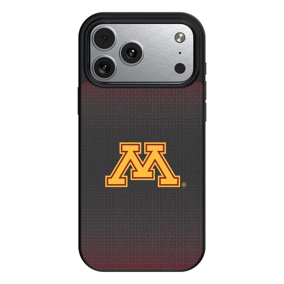 Minnesota Golden Gophers Linen Logo iPhone Magnetic Bump Case