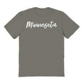 thumbnail image 1 of Minnesota Graphic Charcoal Men's Cotton T-Shirt, 1 of 1