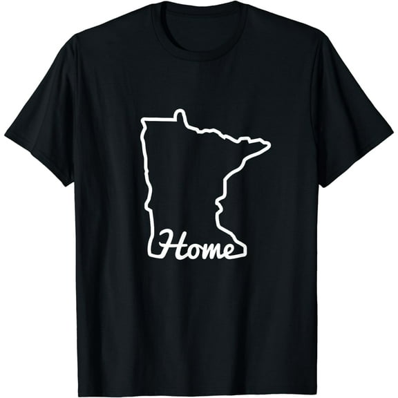 Minnesota Home MN State Map Native Minnesotan T-Shirt