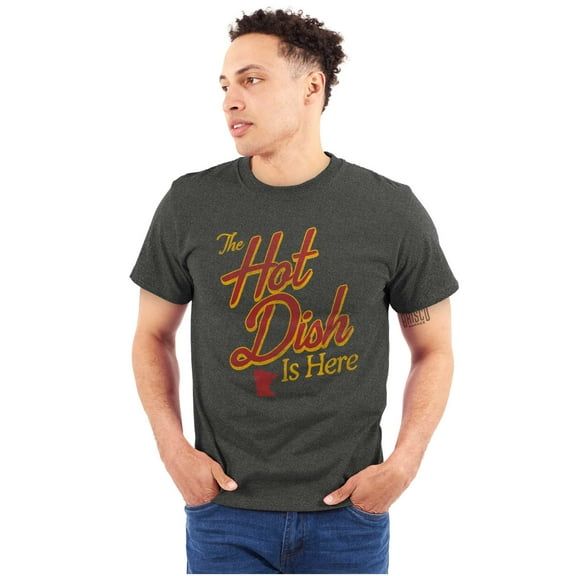 Minnesota Hotdish MN Funny Party Plus Size Crewneck Graphic Tee Shirt Brisco Brands 3X