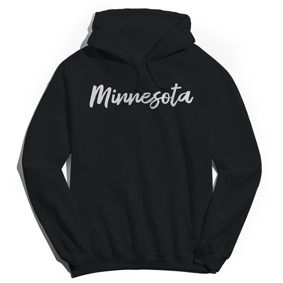 Minnesota Humor Graphic Black Men's Crewneck Sweatshirt Hoodie
