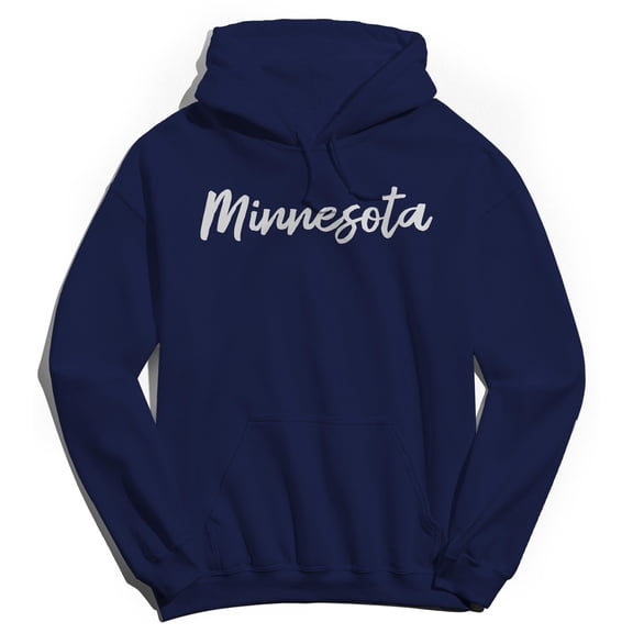 Minnesota Humor Graphic Navy Men's Crewneck Sweatshirt Hoodie
