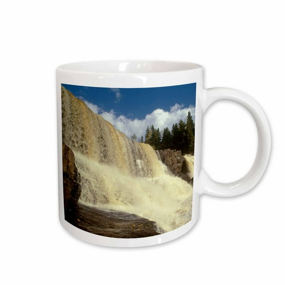 3drose, Minnesota, Lake Superior, Gooseberry Waterfalls - Us24 Pha0007 - Peter Hawkins, 11oz Mug