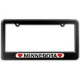 thumbnail image 1 of Minnesota Love with Hearts License Plate Frame, 1 of 1