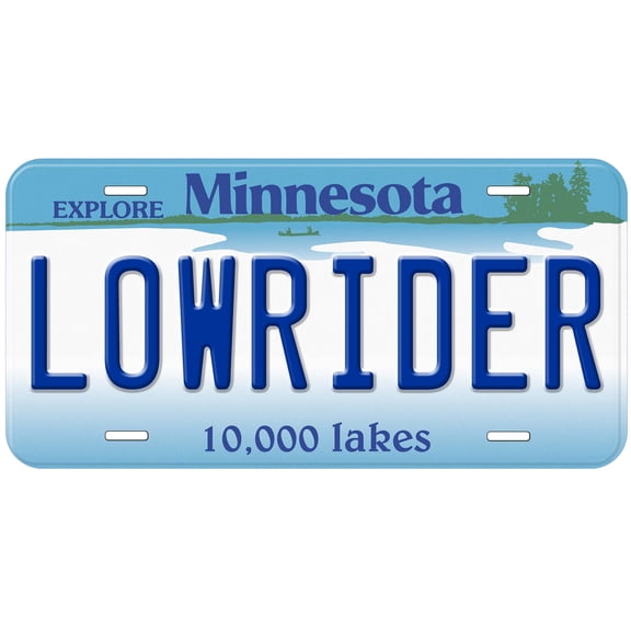 Minnesota Lowrider Novelty Car Auto License Plate