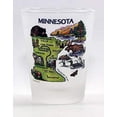 thumbnail image 1 of Minnesota Map Frosted Shot Glass, 1 of 1