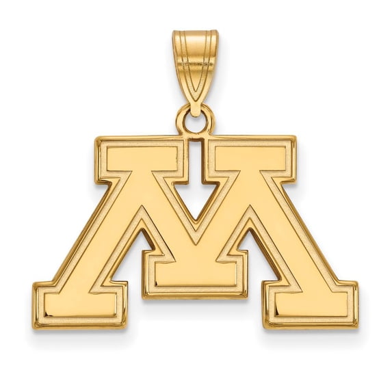 Minnesota Medium (5/8 Inch) Pendant (10k Yellow Gold)