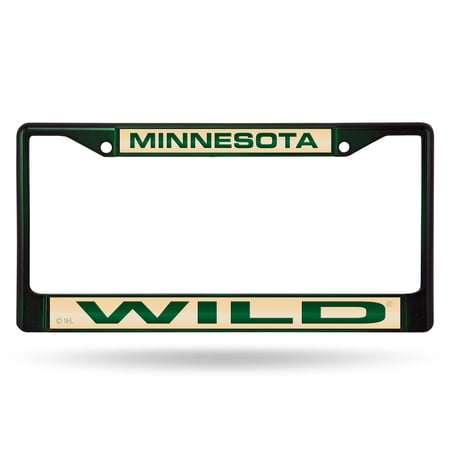 Minnesota Wild Laser Chrome Licence Plate Frame - No Size
