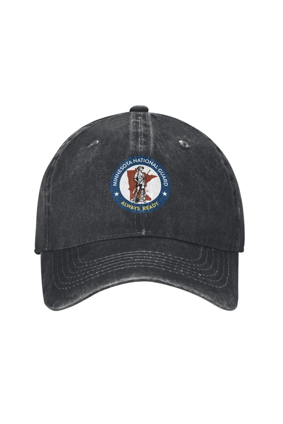 Minnesota National Guard Adult Adjustable Classic Washed Casquette Cap Hat Baseball Cap For Man For Woman